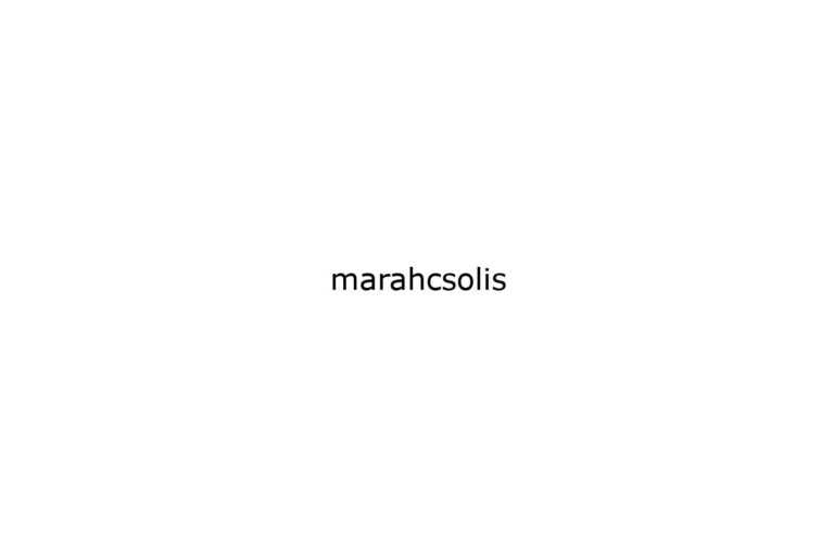 marahcsolis