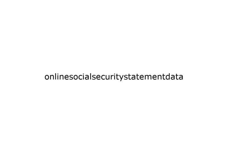 onlinesocialsecuritystatementdata