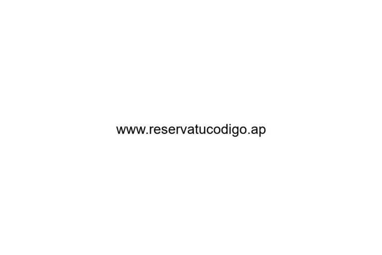 www reservatucodigo ap