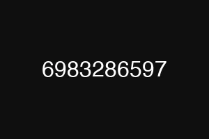 6983286597