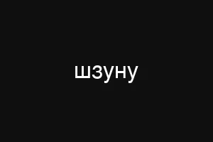 шзуну