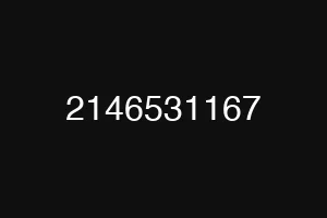 2146531167
