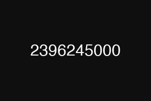 2396245000