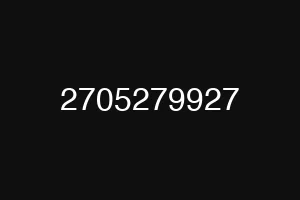 2705279927