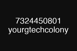 7324450801 yourgtechcolony